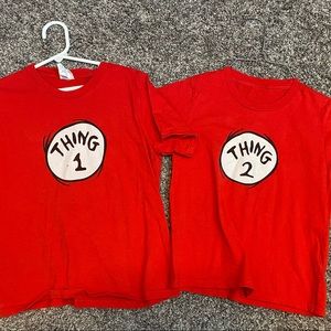 Thing 1 and Thing 2 tee shirts SOLD